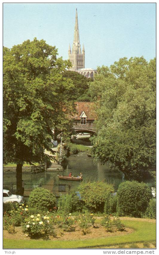 Norwich / Pull's Ferry And The Cathedral - Norwich