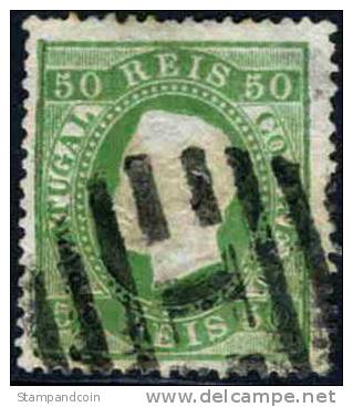 Portugal #42a XF Used 50r King Luiz Of 1884 - Gebraucht