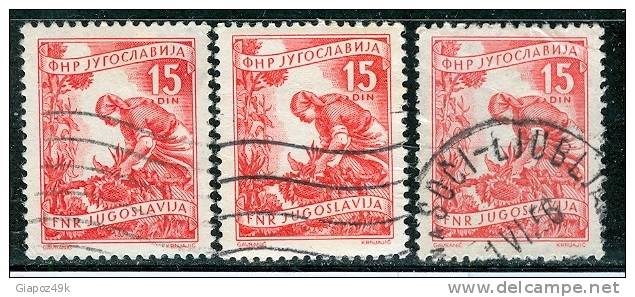 ● JUGOSLAVIA - 1951 - N. 592  Usati  - Cat. ? €  - Lotto  N. 264 - Used Stamps