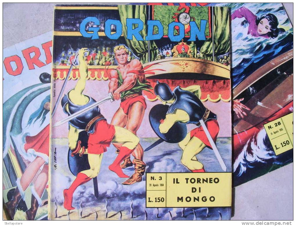 GORDON SPADA - PICCOLO LOTTO CON IL NUMERO 3 OTTIMO - 1965 - Comics 1930-50