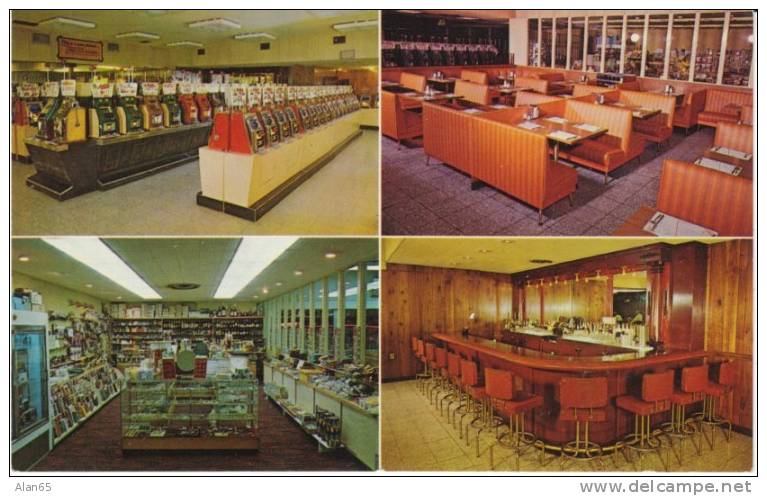 Cactus Pete's Casino Restaurant, Lounge, Gift Shop, Jackpot Nevada On C1960s Vintage Postcard - Other & Unclassified