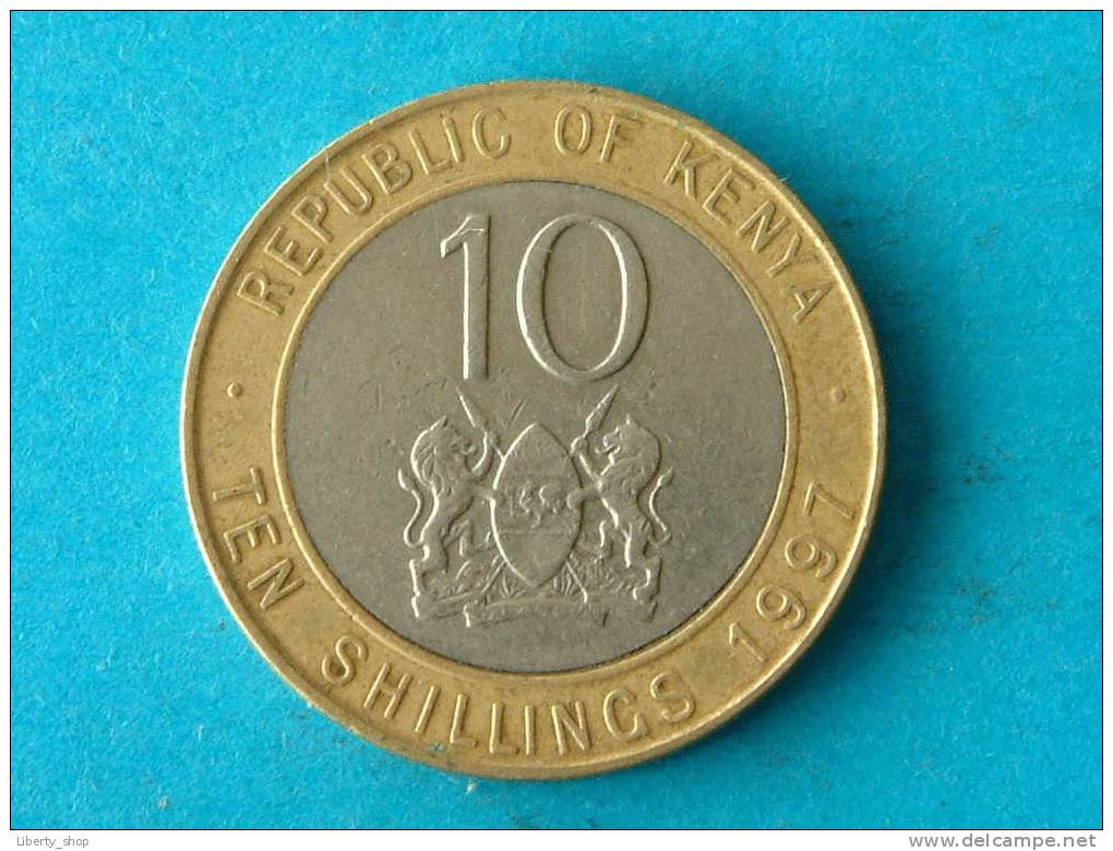 10 SHILLINGS 1997 - KM 27 ( For Grade, Please See Photo ) ! - Kenya