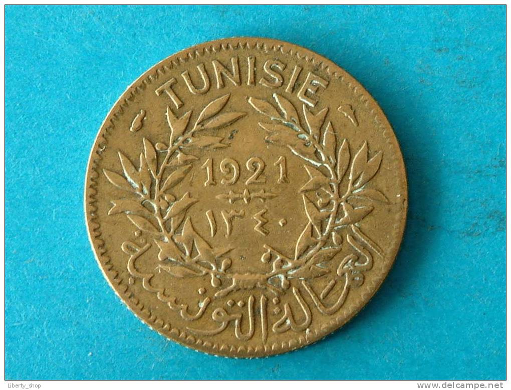 BON POUR 1 FRANC 1921 - KM 247 ( For Grade, Please See Photo ) ! - Tunisie