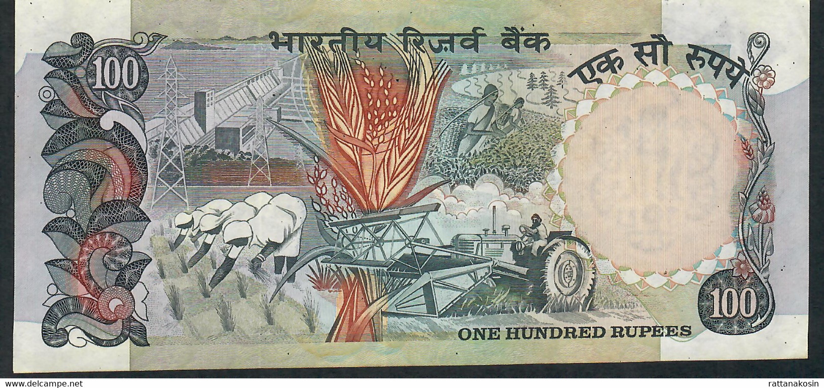 INDE INDIA     P85A   100  RUPEES  (1979)   Signature 85     AUNC.      2 P.h. - Inde