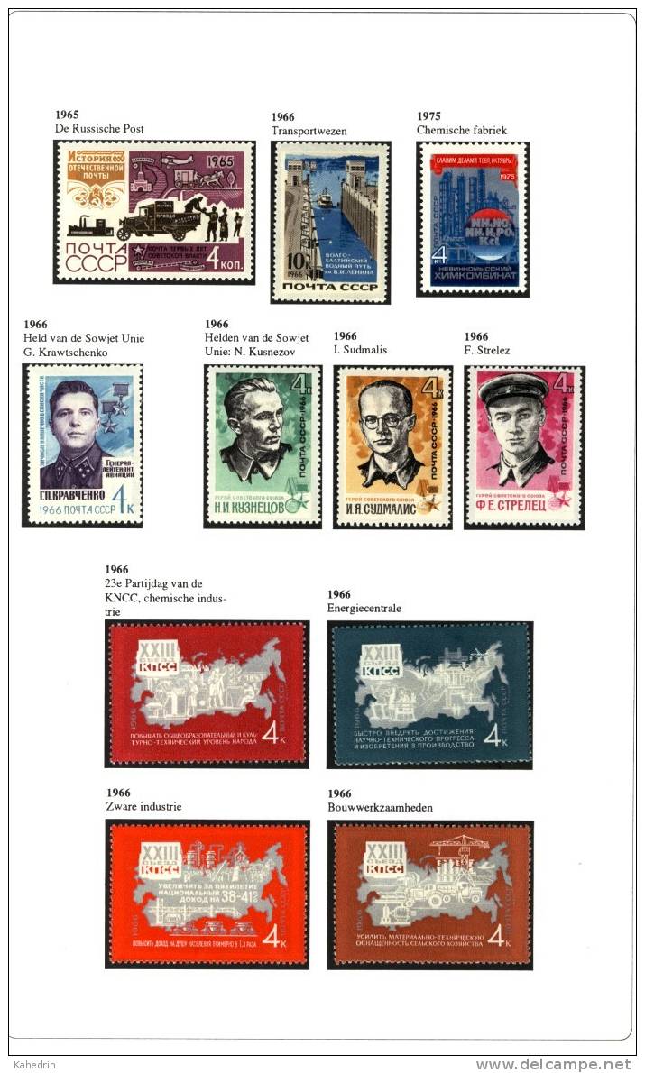 5 SCANS, Oude Russische Zegels In Een Boekje Van Edel Collecties, Cat.Waarde: € 49,20 - Collections