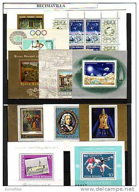 LOTE347, RUMANIA, HOJAS-BLOQUE NUEVAS 75% DESCUENTO - Unused Stamps