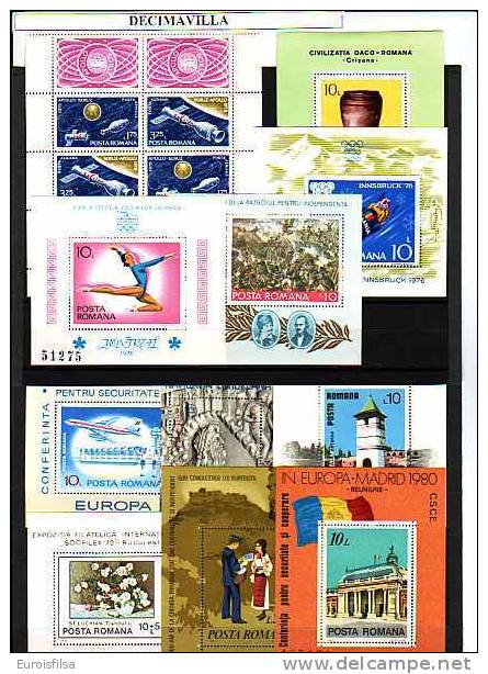 LOTE347, RUMANIA, HOJAS-BLOQUE NUEVAS 75% DESCUENTO - Unused Stamps