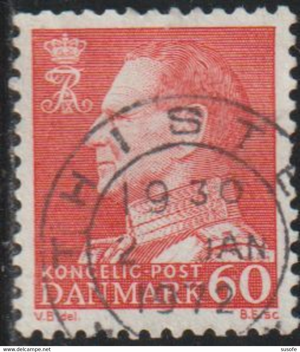 Dinamarca 1967 Scott 439 Sello º Rey Federico IX King Frederik IX Michel 458x Yvert 465 Denmark Stamps Timbre Danemark - Gebraucht