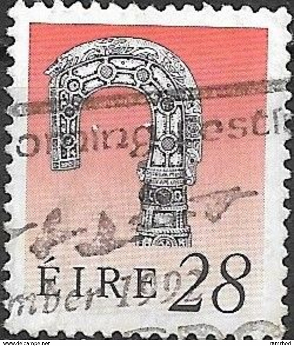 IRELAND 1990 Heritage - 28p Lizmore Crozier AVU - Used Stamps