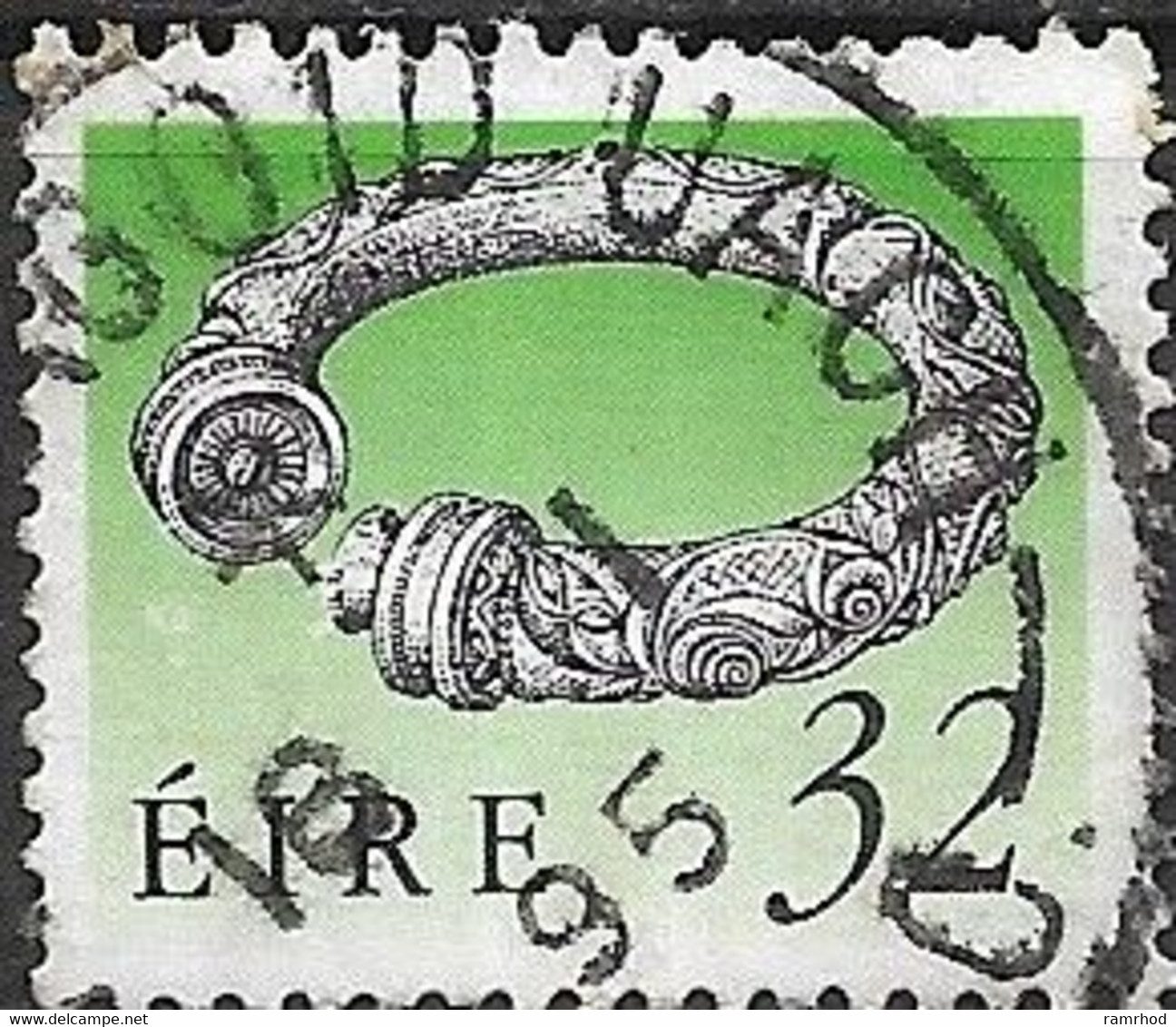 IRELAND 1990 Heritage - 32p Broighter Collar FU - Oblitérés