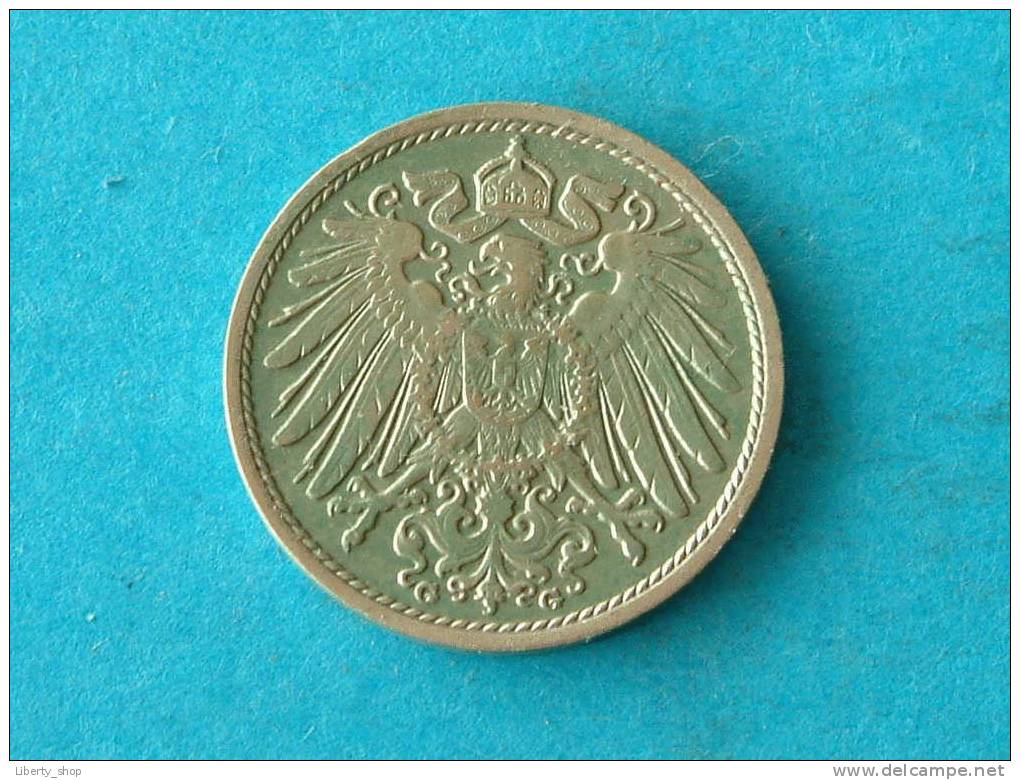 1911 G - 10 PFENNIG / KM 12 ( For Grade, Please See Photo ) ! - 10 Pfennig