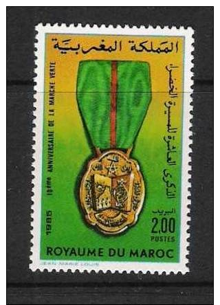 MOROCCO 1986 = SG 326  MNH Morroco 10th Ann Green March - Morocco (1956-...)