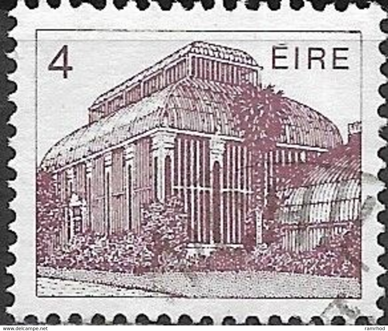 IRELAND 1983 Architecture - 4p Central Pavilion, Botanic Gardens, Dublin FU - Used Stamps