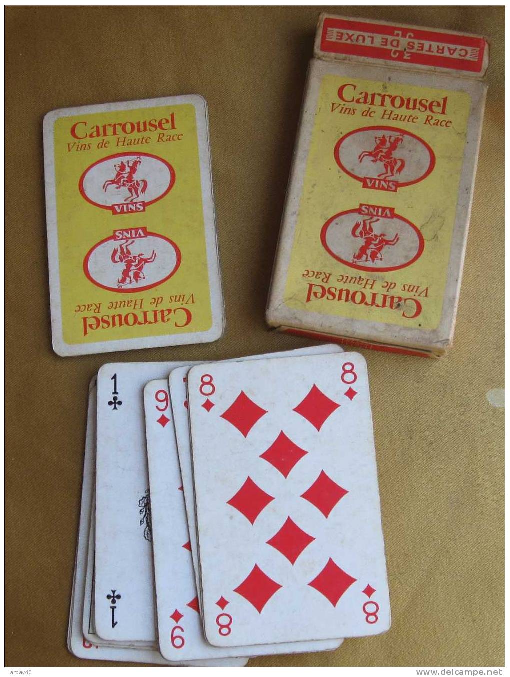 1 Jeu De 32 Cartes Vin Carrousel - Autres & Non Classés