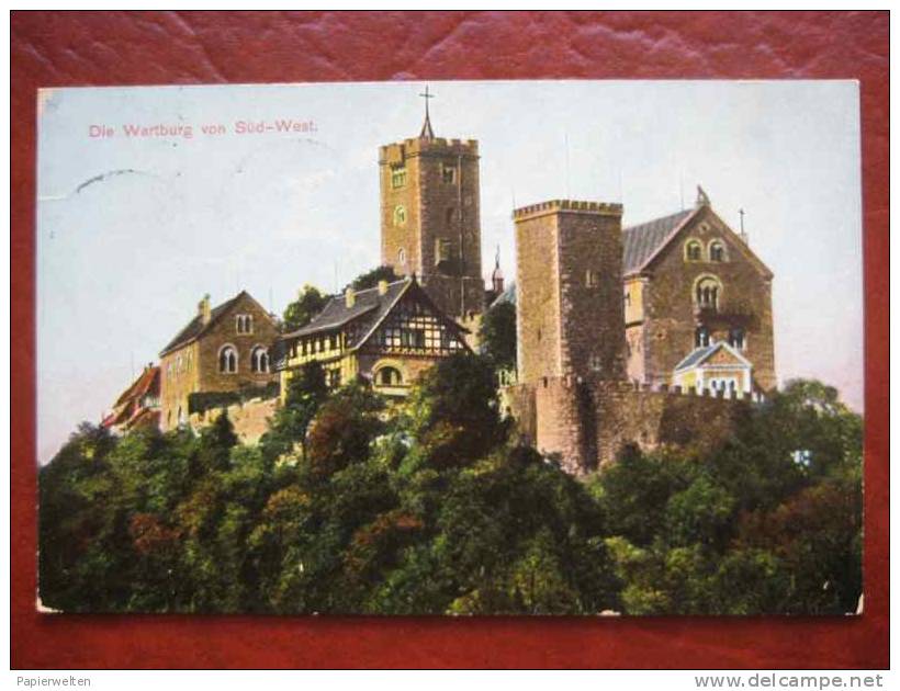 Eisenach - Wartburg Von Süd-West - Eisenach