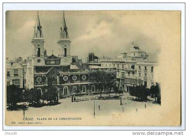 007861  -  CADIZ  -  Plaza De La Constitución - Cádiz