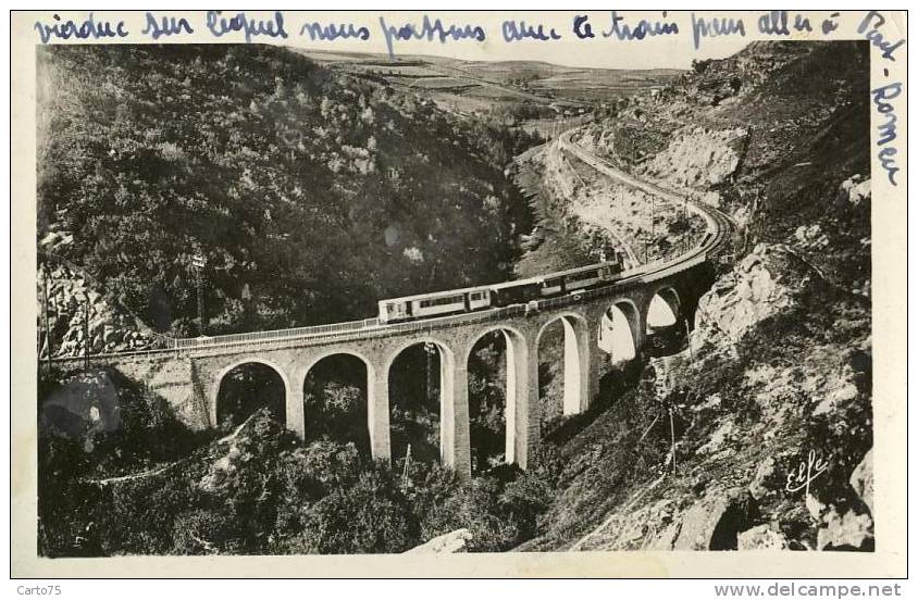 Chemins De Fer - Train - Viaduc Cabanasse - Ouvrages D'Art