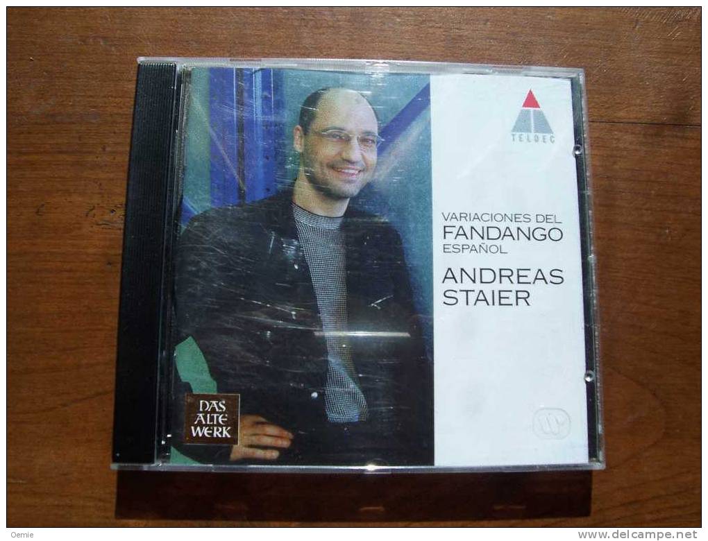 ANDREAS STAIER °°°°  VARIACIONES DEL FANDANGO ESPAGNOL    Cd - Autres - Musique Espagnole