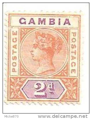 Gambie N°22 Neuf* Victoria - Gambie (1965-...)