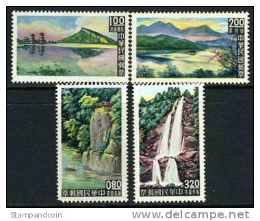 China 1323-26 Mint Never Hinged Set From 1961 (Taiwan Scenery) - Unused Stamps