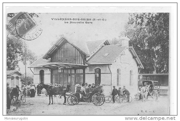 78 )) VILLENNES SUR SEINE - La Nouvelle Gare, E.G. 8 ** - Villennes-sur-Seine