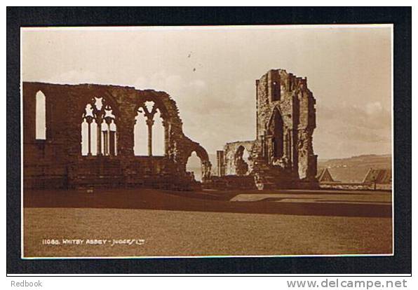 Judges Real Photo Postcard Whitby Abbey Yorkshire - Ref 470 - Whitby