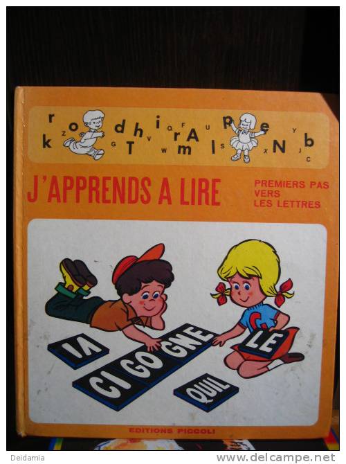 J APPRENDS A LIRE. EDITIONS PICCOLI. COLLECTION PREMIERS PAS - Other & Unclassified