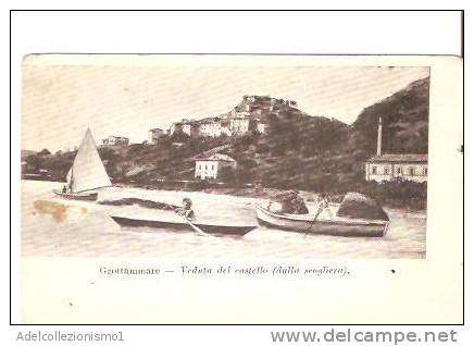 31991)cartolina Illustratoria Grottammare -  Panorama Castello Dalla Scogliera - Ascoli Piceno