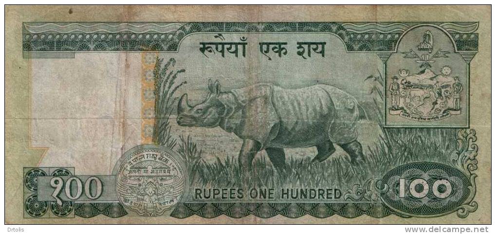 NEPAL / 100 RUPEES / USED / 2 SCANS . - Népal