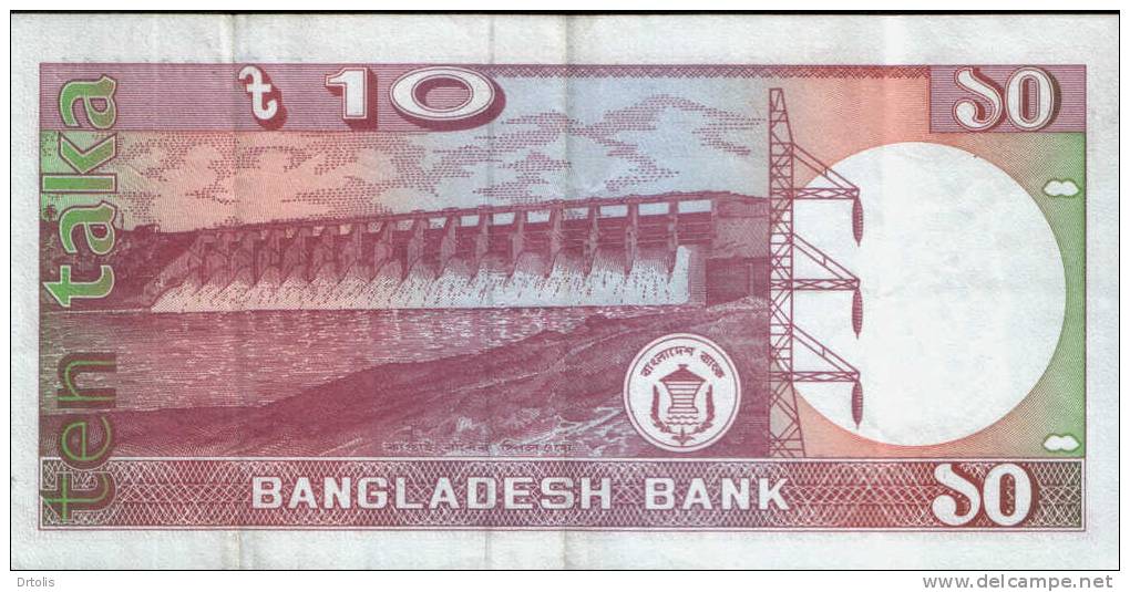 BANGLADESH / 10 TAKA / USED / 2 SCANS . - Bangladesh