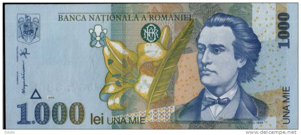 ROMANIA / 1000 LEI / UNC. / 2 SCANS . - Romania