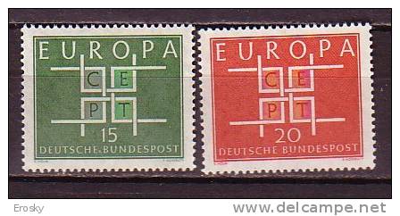 PGL - EUROPA CEPT 1963 BUND N°278/79 ** - 1963