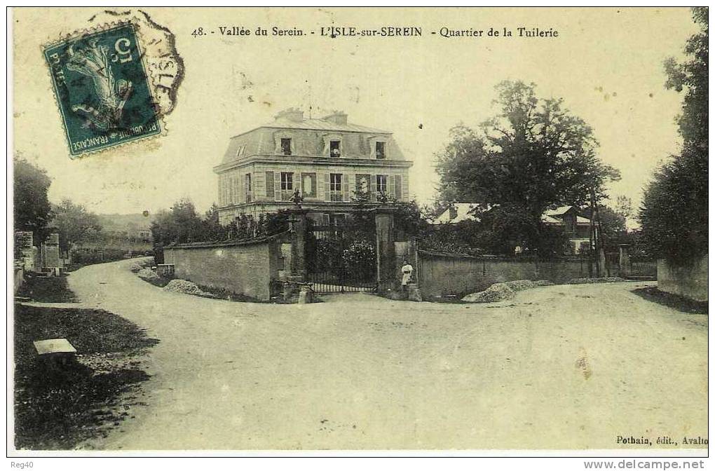 D89 - Vallée Du Serein  -  L'ISLE Sur SEREIN  - Quartier De La Tuilerie - L'Isle Sur Serein