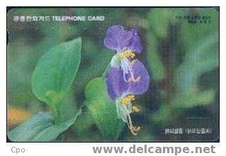 # KOREA MO9707120 Dayflower, Spiderwort 2000 Autelca 07.97  -fleurs,flowers- Tres Bon Etat - Corée Du Sud