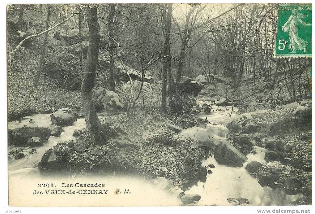 YVELINES 78.VAUX DE CERNAY.LES CASCADES - Vaux De Cernay