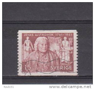 Suède YT 484 Obl : Industriel Jonas Alströmer , Métier à Tisser - Used Stamps