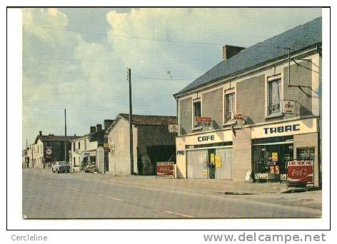 CPSM LES SORINIERES 44 Rue Principale Café Tabac COCA COLA - Other & Unclassified