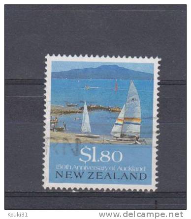 Nouvelle-Zélande YT 1075 Obl : Auckland Et Dériveur - Used Stamps