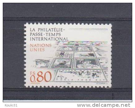 Nations Unies (Genève) YT 144 ** : Page De Classeur , La Philatélie Comme Passe-temps - 1986 - Nuovi