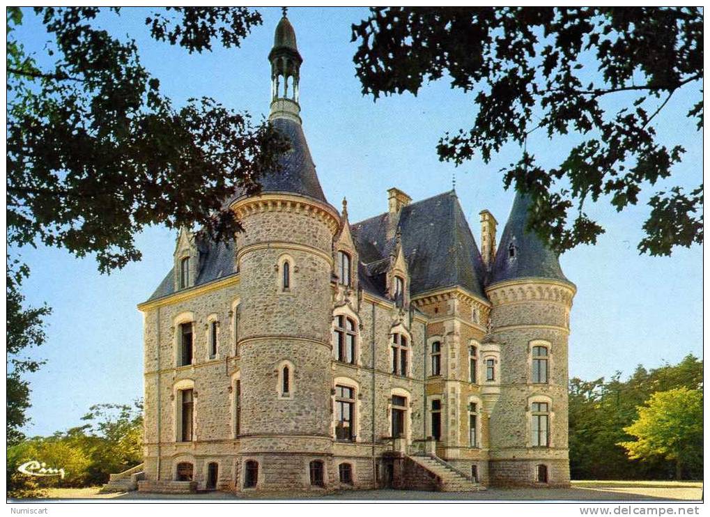 CPM...Moutiers Les Mauxfaits...Le Chateau De Bois-Lambert... - Moutiers Les Mauxfaits