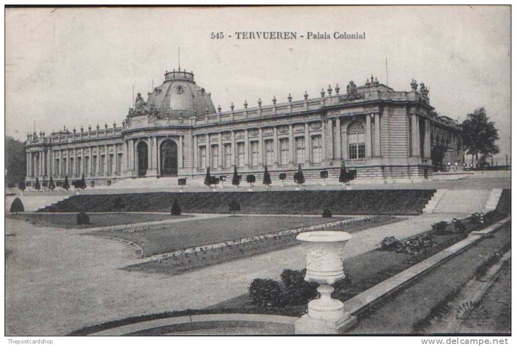 545 TERVUEREN PALAIS COLONIAL MUSEE DU CONGO BELGE FACADE PRINCIPAL DUYSBOURG BELGIUM LA BELGIQUE BRABANT FLAMAND - Tervuren