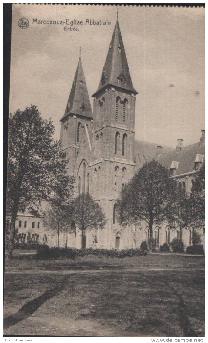 NELS MAREDSOUS EGLISE ABBATIALE ENTREE NAMURNo.16 BELGIUM LA BELGIQUE - Anhée