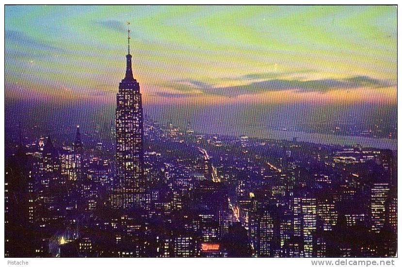 New York City  Manhattan Empire State - 1962 (?) - Écrite Used - État : TB - 2 Scans - Empire State Building