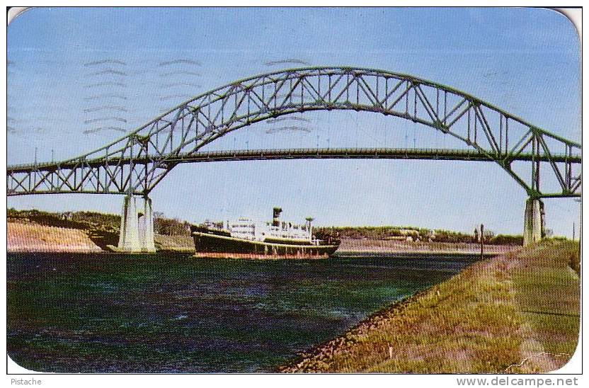 Boat Under Sagamore Bridge - Cape Cod Canal - Pont Bateau - Circulée En 1953 - Used - Cape Cod