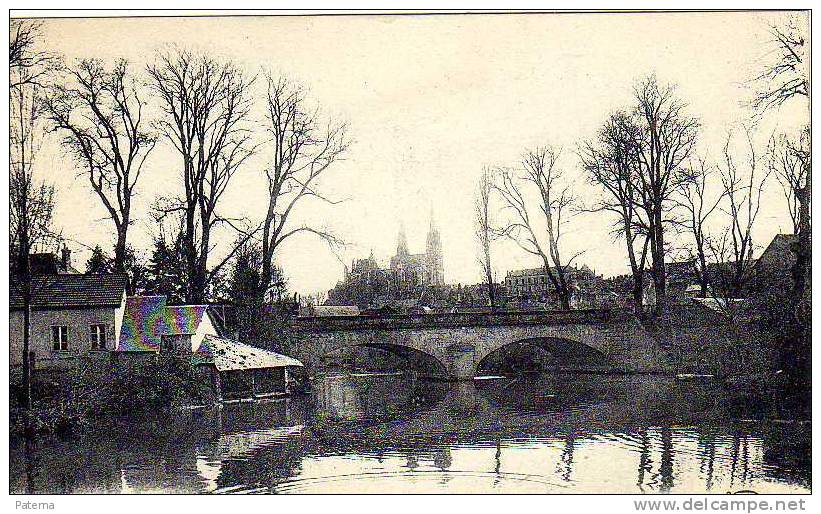 PUENTE NUEVO  CHARTRES ( Francia) ,  Le Pont Neuf, Post Card - Chartres