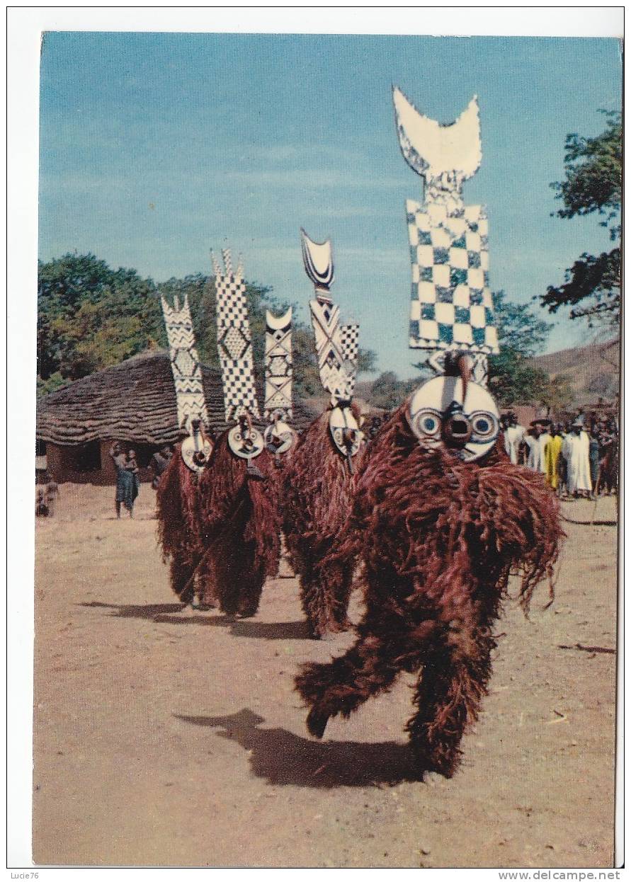 HAUTE VOLTA  -  Masques Africains - Danseurs Bobo -  N° 17    . - Burkina Faso
