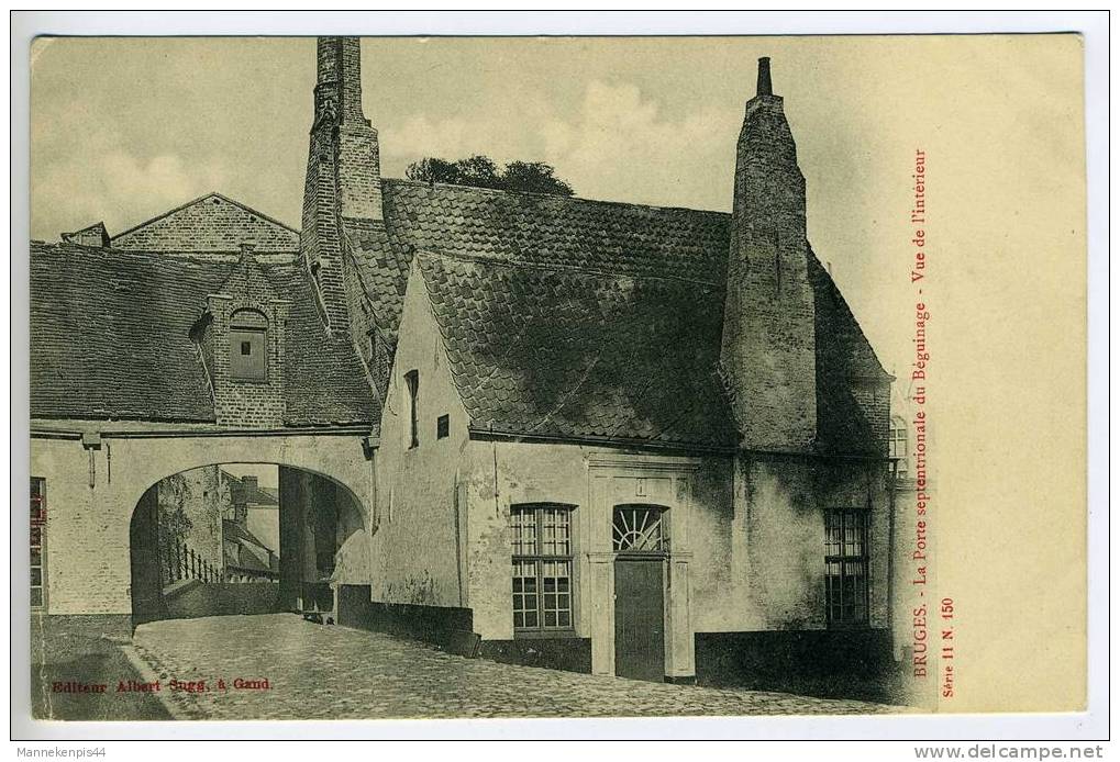 Brugge - Bruges - La Porte Septentrionale Du Béguinage - Vue De L'intérieur - Serie 11 N° 150 - Brugge