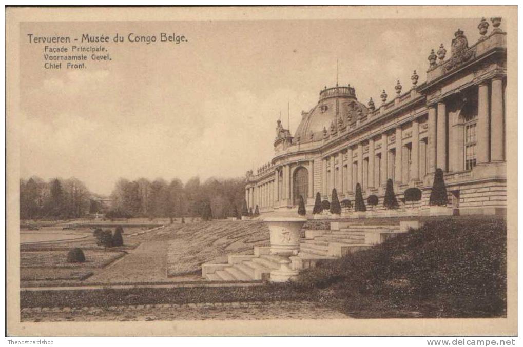 PALAIS COLONIAL MUSEE DU CONGO BELGE TERVUEREN FACADE PRINCIPAL DUYSBOURG BELGIUM LA BELGIQUE BRABANT FLAMAND - Tervuren