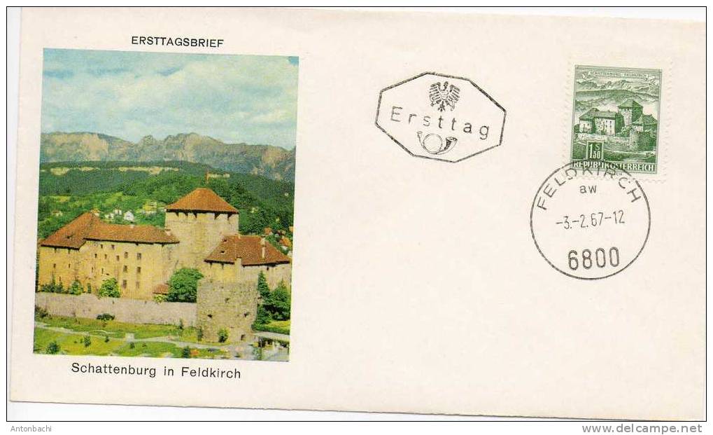 AUTRICHE / AUSTRIA - 1962-1970 - ENVELOPPE / COVER AVEC YT 955BA/ SCOTT 695 - Storia Postale