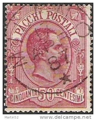 Italia 1884: PACCHI POSTALI Miche-No.1-6 Usato Gestempelt Cancelled (catalogo Michel  250.00 Euro) - Paquetes Postales